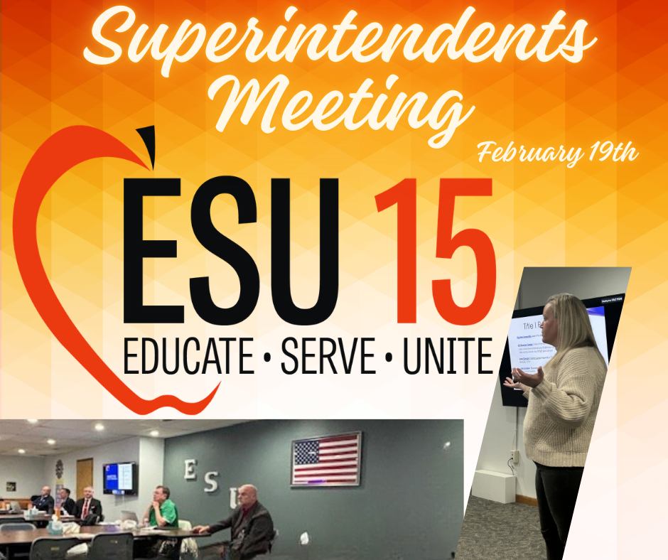 belated post about the highlights of the 2/19 superintendents meeting